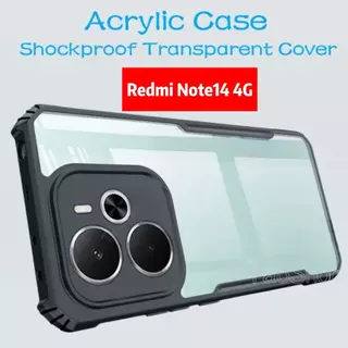 เคสขอบสี หลังใส สำหรับ Xiaomi Redmi Note14 Pro Plus Poco X7 เคสกันกระแทก Redmi Note14 Note14Pro +