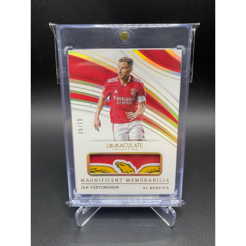 🇧🇪การ์ดฟุตบอล👕ชิ้นส่วนผ้าโหดMW JAN VERTONGHEN SL BENFICA MAGNIFICENT MEMORABILIA /10 2023-24 PANINI 