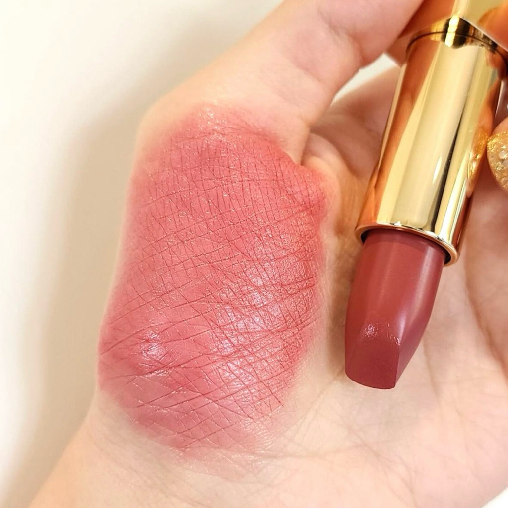 (พร้อมส่ง ของแท้) 1g Hourglass Unlocked Satin Crème Lipstick สี Dahlia - รูปที่ 2