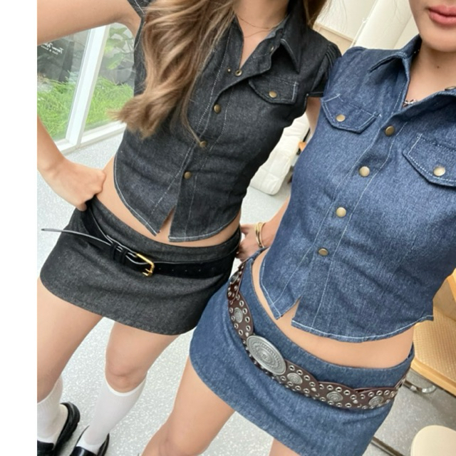 pretty top (มีอก 40 แล้วค่า) (เฉพาะเสื้อ) เสื้อเข้ารูป สม็อคหลัง คอปก - รูปที่ 5