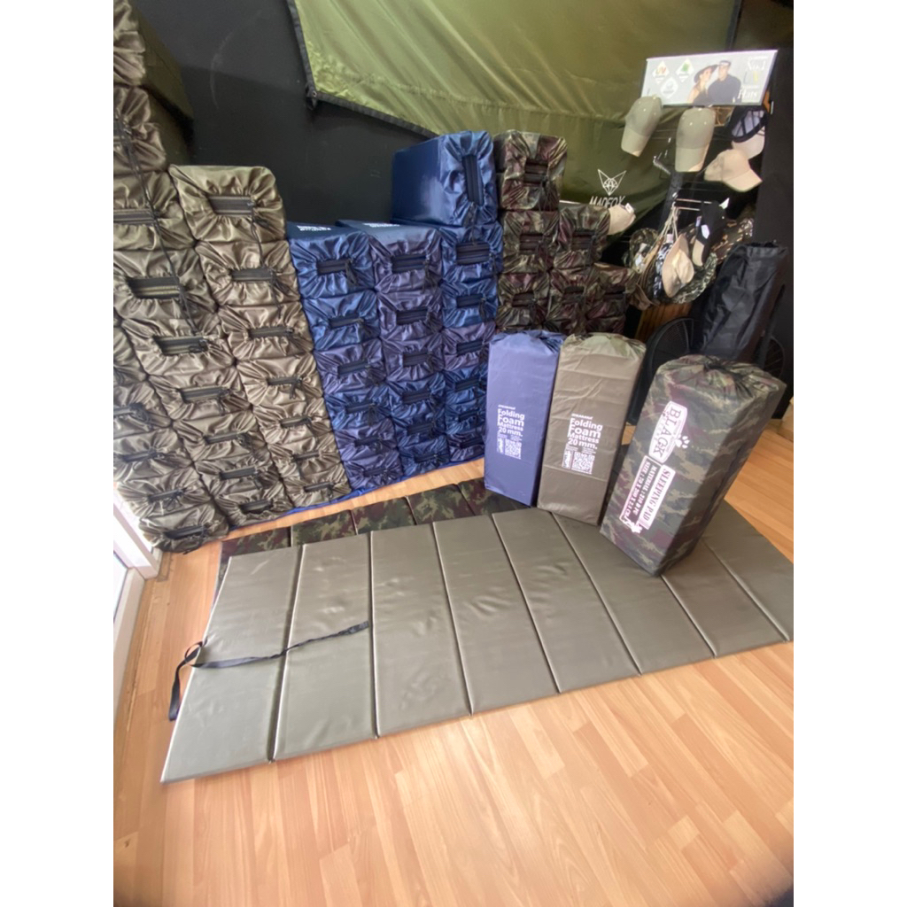 แผ่นรองนอน โฟม camping mat ขนาด 1 คน