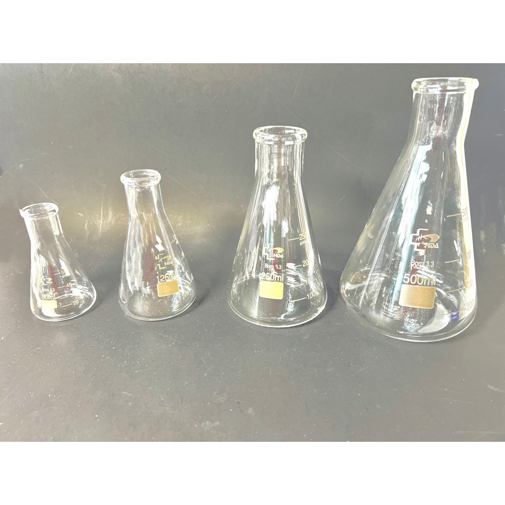 ขวดรูปชมพู่ Erlenmeyer flask
