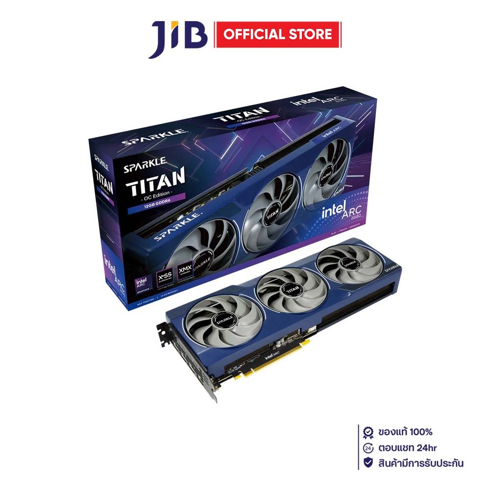 VGA (การ์ดแสดงผล) SPARKLE INTEL ARC B580 TITAN OC - 12GB GDDR6