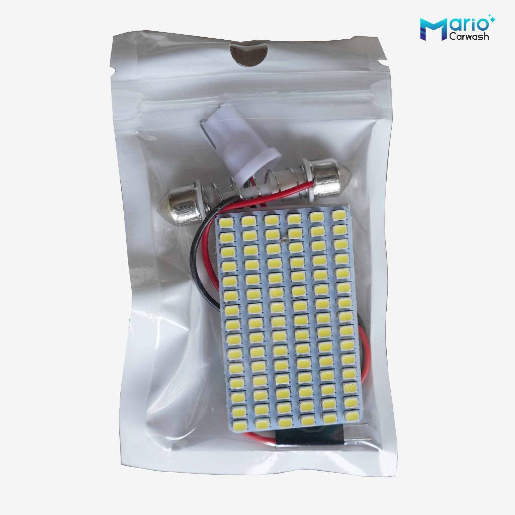 ไฟเพดานled ส่องสัมภาระห้องโดยสารรถยนต์ ไฟเพดานรถยนต์(แสงขาว,แสงwarm(ส้ม) ICE BLUE)