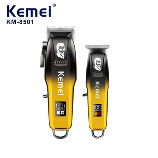 Kemei Km-8501 ปัตตะเลี่ยนตัดทรงผม ตัดผมเท่ แต่งลาย พร้อมหน้าจอLCD แสดงผล