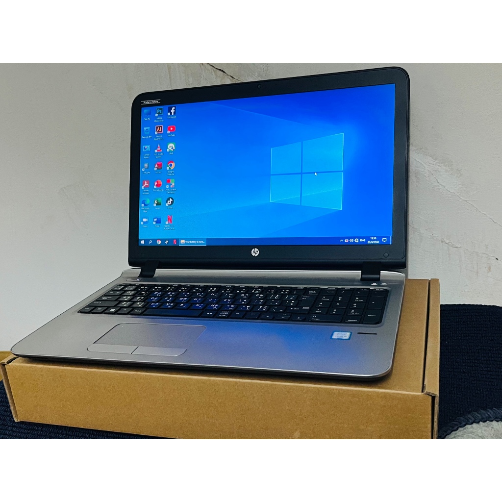 โน๊ตบุ๊ค HP. Probook 450G3. V6E10AV   COREI3.  6100U. @2.30GB  RAM 8. GB.   HDD 500 GB.