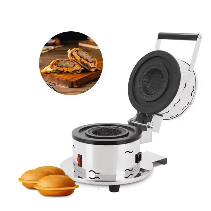 👽เครื่องทำแซนวิชUFO 1000W ไฟฟ้าไอศกรีมวาฟเฟิลเครื่อง UFO Burger Maker🛸 ✅พร้อมส่ง✅NP-620