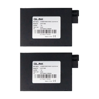 GLINK Ethernet Media Converter 10/100/1000 3KM ,A+B PAIRS ,Single Mode รุ่น GCVT-04