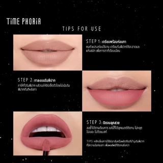 TimePhoria Eternal Air Lip Matte กันน้ำ ติดทนนาน ลิปสติกแมตต์เนื้อบางเบา เม็ดสีชัด ติดทนนาน 24 ชั่วโมง