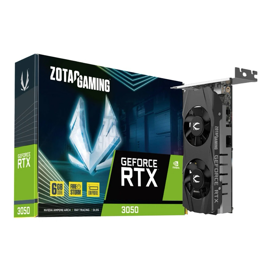 VGA ZOTAC GAMING RTX3050 LP 6GB (การ์ดจอมือสอง)