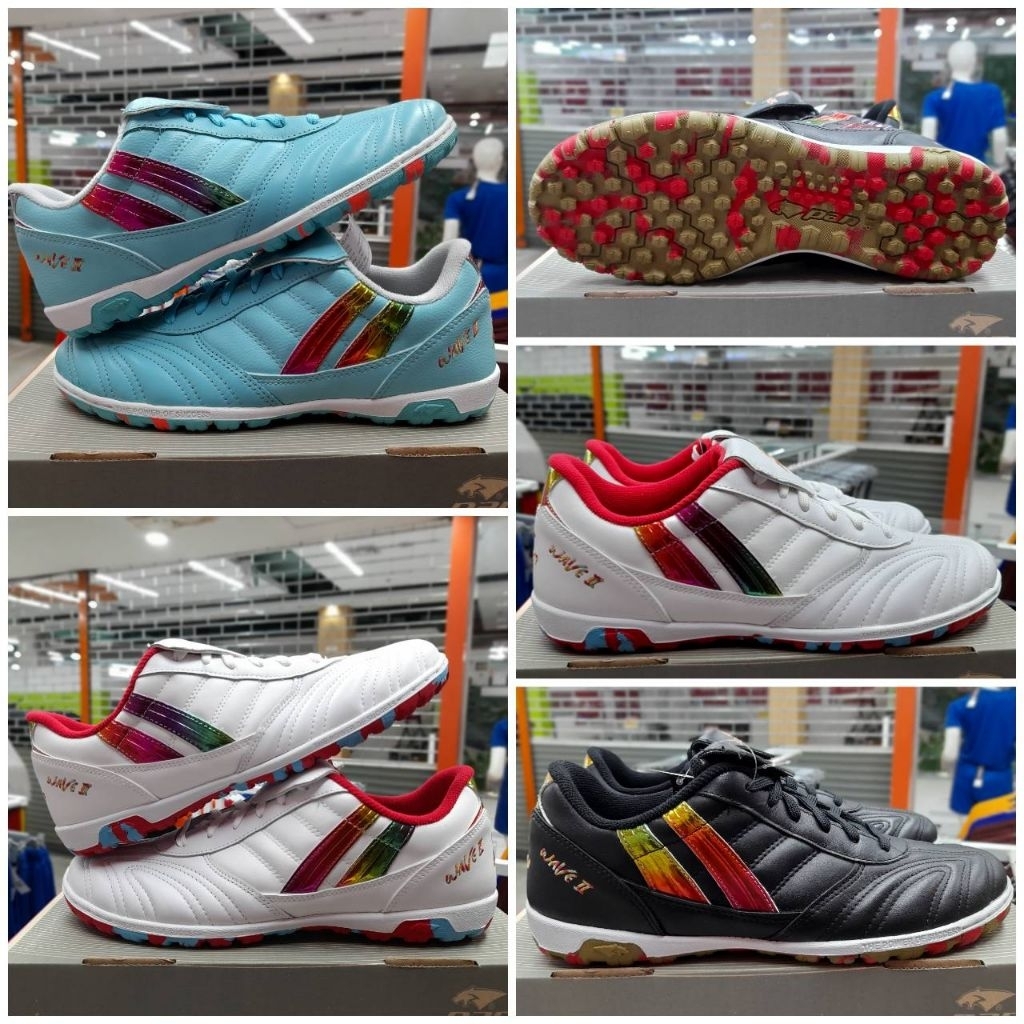 Pan Wave ll Rain bown หนังแท้  รองเท้าร้อยปุ่ม สนามหญ้าเทียม หน้าเท้ากว้าง PF15WC ราคา 1490 บาท