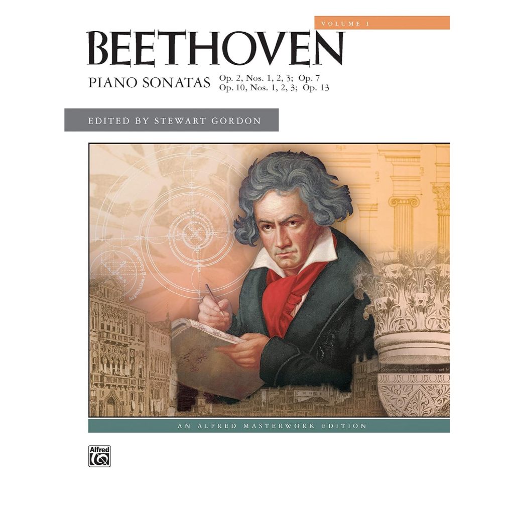 Beethoven Piano Sonatas: Op. 2, Nos. 1, 2, 3; Op 7, Op 10, Nos 1, 2, 3; Op.13 (Alfred Masterwork Edi