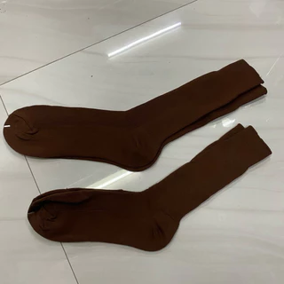 ถุงเท้าข้อยาวสีน้ำตาล มีทุกไซต์ให้เลือก