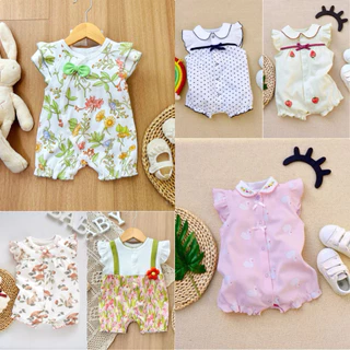 🔥พร้อมส่ง🔥รอมเปอร์เด็กหญิง บอดี้สูทเด็กผู้หญิง เนื้อผ้าดี นุ่มใส่สบาย