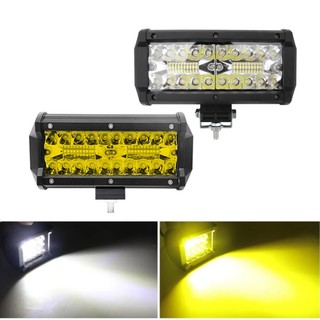 ไฟสปอตไลท์ LED สำหรับรถยนต์ 120W ไฟหน้ารถ ไฟออฟโรด ไฟตัดหมอกภายนอก 48SMD ไฟส่องงานรถยนต์ สปอตไลท์ขับรถ กันน้ำ