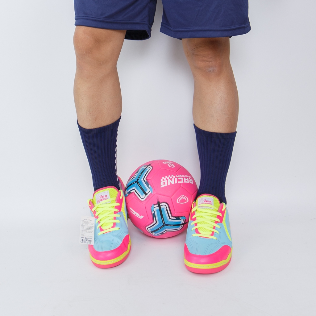 รองเท้าฟุตซอล GIGA (FG425) สีสันโดดเด่น แถมฟรี! ถุงเท้ากันสีขาว S