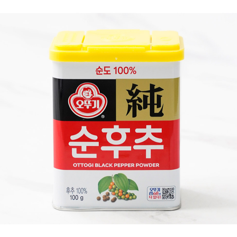 พริกไทยดำเกาหลี ขนาด50g แบรนด์โอโตกิ OTTOGI BLACK PEPPER 오뚜기 순후추캔