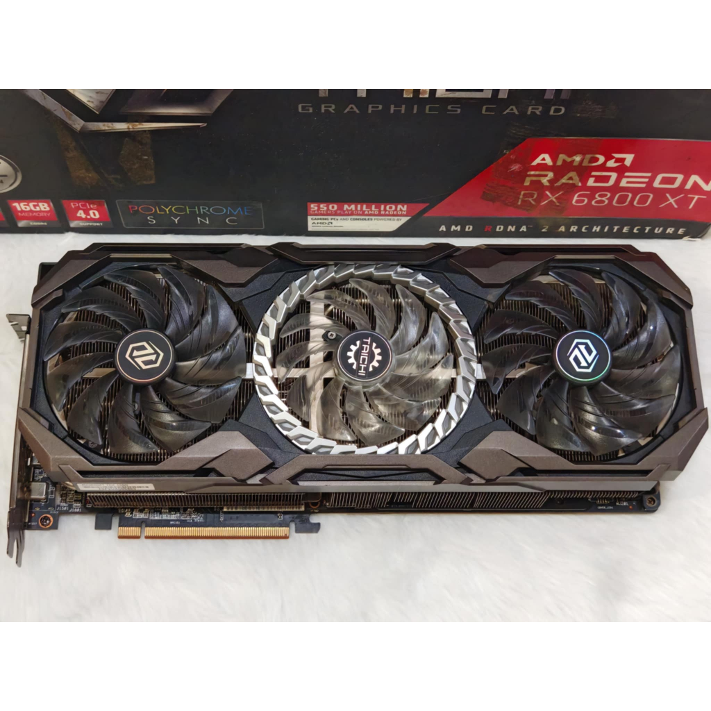 (USED) VGA RX 6800 XT ASROCK TAICHI X OC 16GB GDDR6