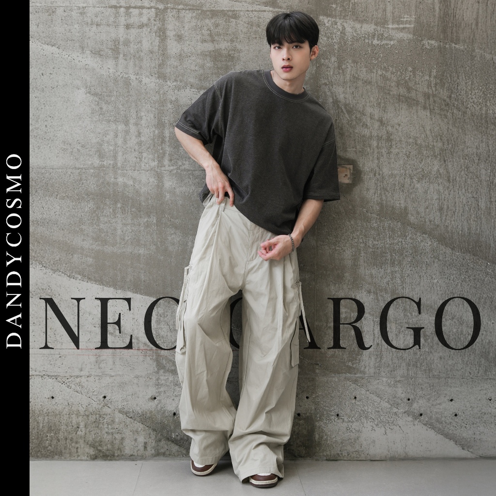 DANDY COSMO | กางเกงขายาว ทรงขาใหญ่ รุ่น NEO CARGO แนวสตีท Limited Edition