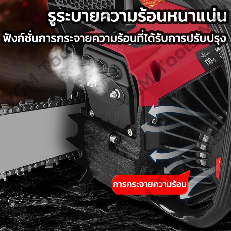 เลื่อยยนต์ 4 จังหวะ ขนาด11.5-24นิ้ว เลื่อยตัดไม้ 25แรงม้า18.9KW เลื่อยโซ่ยนต์ เลื่อยน้ำมัน เครื่องตัดไม้นํ้ามัน - รูปที่ 4