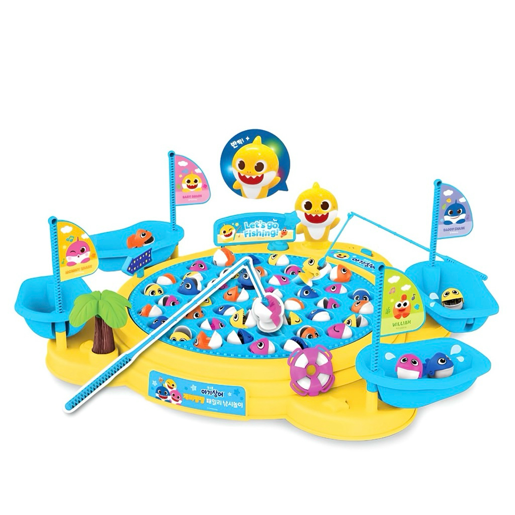 [Pinkfong] Fun-Fun Family Fishing Play Set Multicolor, 1pc | ชุดตกปลาครอบครัว สนุกสุดปัง