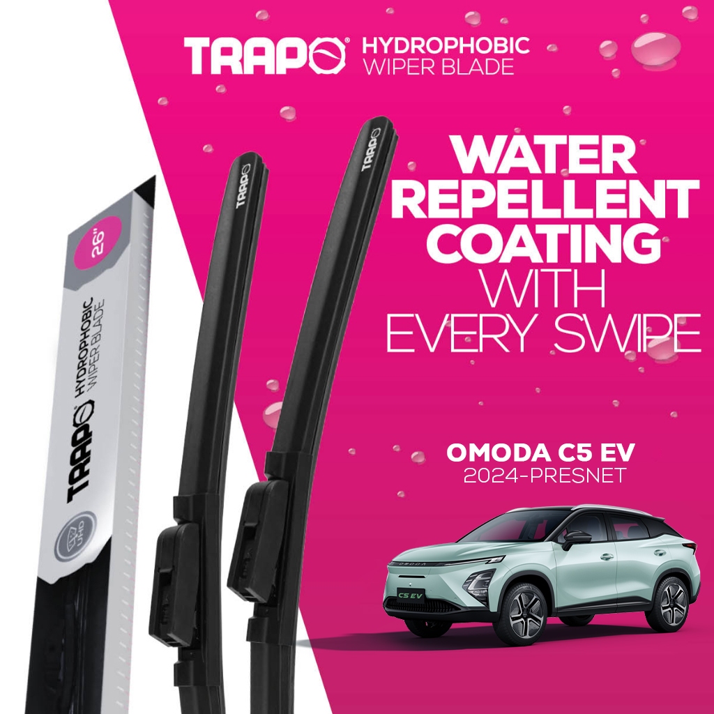 ที่ปัดน้ำฝน Trapo Hydrophobic Omoda C5 EV (2024-ปัจจุบัน) 1 คู่