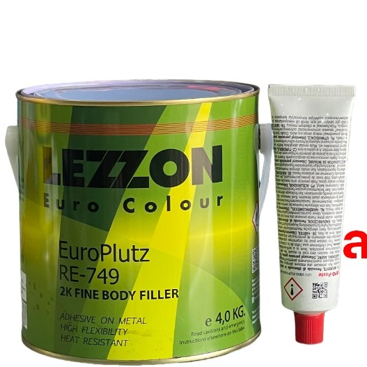 สีโป๊ละเอียด LEZZON RE-749 2K+ฮาร์ด 4กก.