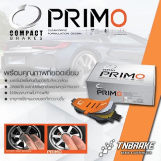COMPACT PRIMO ผ้าเบรคหน้า-หลัง Toyota Wish 1.8 2.0 ปี2003-20…