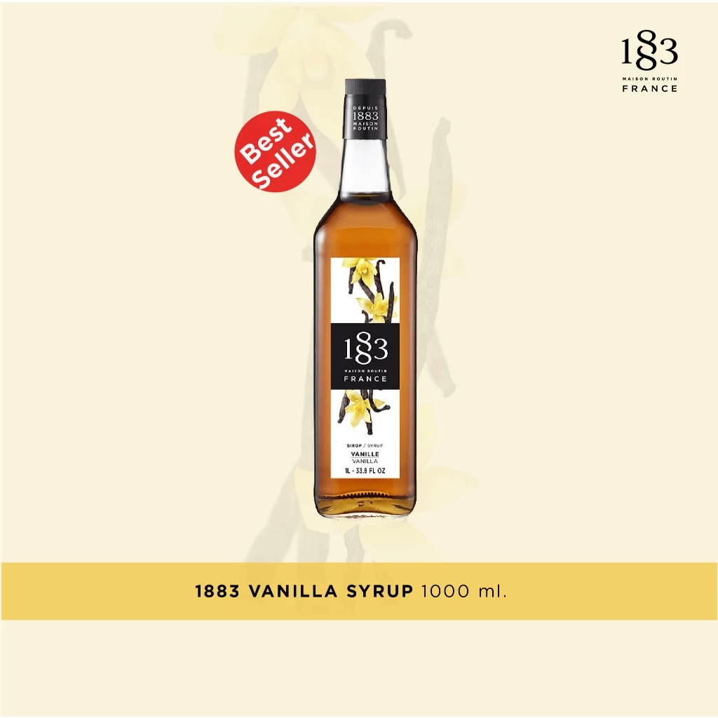 1883 น้ำเชื่อมกลิ่นวนิลลา | VANILLA SYRUP 1000 ml. (SKU 1716)