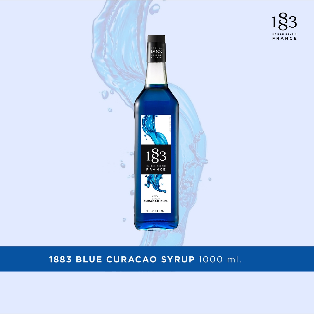 1883 น้ำเชื่อมกลิ่นบลู คูราโซ | BLUE CURACAO SYRUP 1000 ml. (SKU 1643)