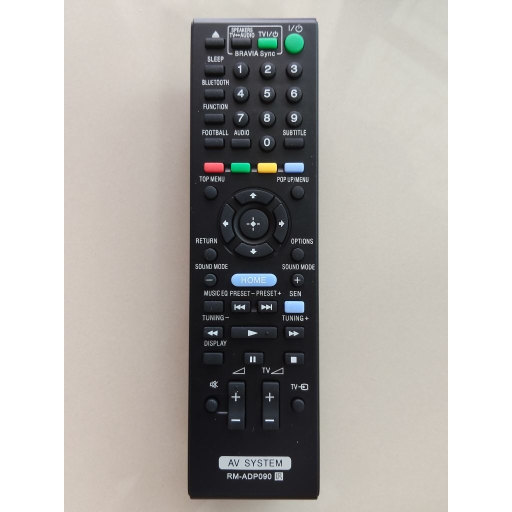 รีโมทSony bluray Home Theater ใช้กับเครื่องเล่น รุ่นHBD-E2100, DBD-E3100, BDV-E4100, BDV-E6100