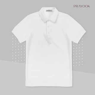 เสื้อโปโล Simply White (SWM01) ทรงผู้ชาย