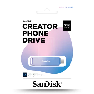 SanDisk Creator Phone Drive - 256GB , 128GB for iPhone , iPad Backup สำรองข้อมูล ( SDIXD0N ) 2Y