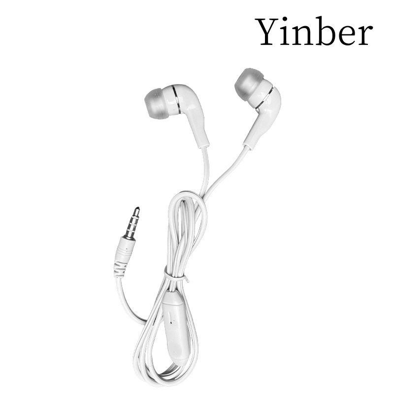 Yinber Wired Headphones Wireless In-ear Headphones Universal Audio 3.5mm Hands-free Headphones