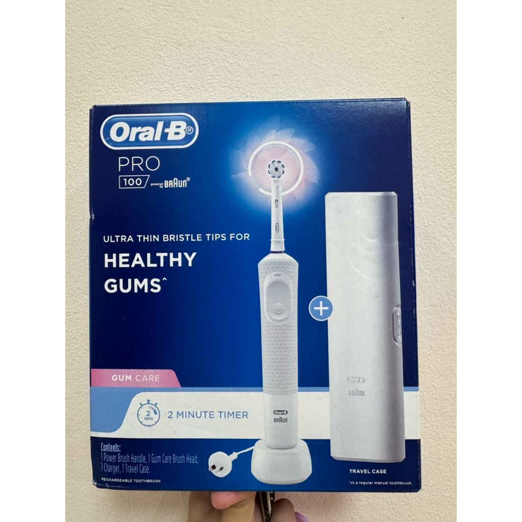 แปรงสีฟันไฟฟ้า oral b pro100