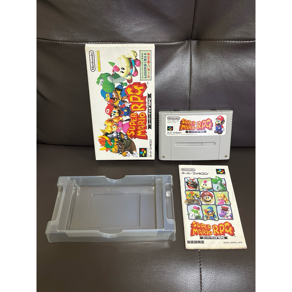 Super Mario RPG ตลับเกม sfc เทสแล้ว