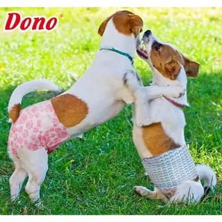 Dono 8pcs ผ้าอ้อมสัตว์เลี้ยง ผ้าอ้อมสุนัขเพศผู้ แพมเพิสสุนัขเพศเมีย หลากหลายสไตล์สำหรับสุนัขตัวผู้