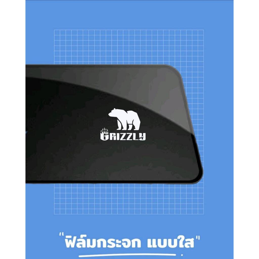 For Oppo Reno14 5G ฟิล์มกระจก เต็มจอ แบบใส ขอบดำ GRIZZLY FULL FRAME PREMIUM ราคา ถูกที่สุด ดีลบีเคเค แกลเลอรีภาพที่ 6