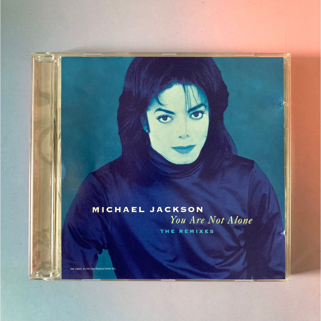 🛒 (พร้อมส่ง) CD ซีดีเพลง: Michael Jackson — You Are Not Alone (The Remixes) [US/single]