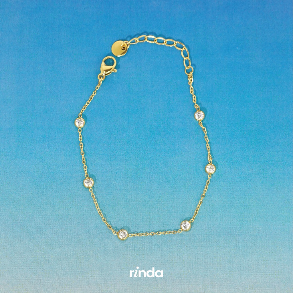 RINDA - Whisper Glow bracelet (GOLD/SILVER) (STAINLESS STEEL)