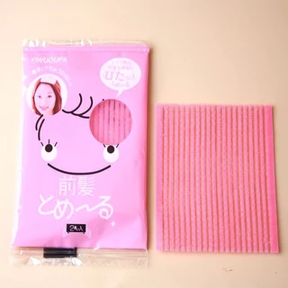 🔥แผ่นแปะผม คละสี 75 ซอง🔥[1ซองมี 2แผ่น]✔️พร้อมส่ง แต่งหน้า แผ่นติดผม ราคาส่ง เครื่องมือแต่งหน้า