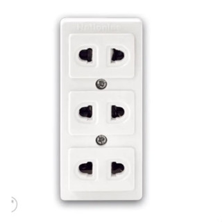 Nationine เต้ารับไฟฟ้า  เต้ารับ 3 ที่ มีกราวด์ กับ ไม่มีกราว…