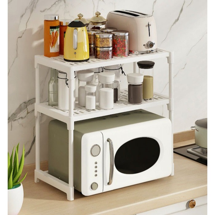 Yifeng Fur ชั้นวาง ชั้นวางคร่อมไมโครเวฟ มีให้เลือก 1 ชั้น 2ชั้น ชั้นวางพลาสติก รุ่น Y7813