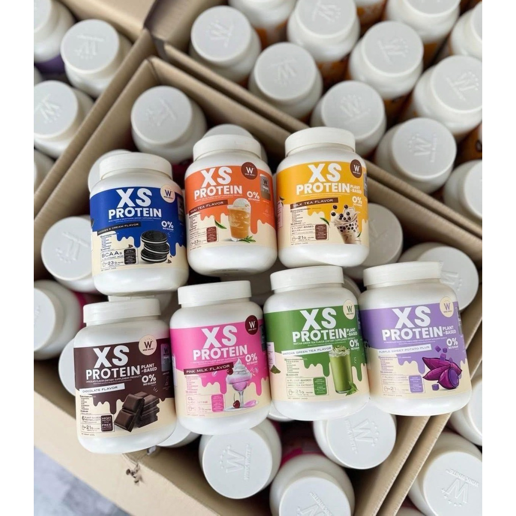 𝐗𝐒 𝐏𝐑𝐎𝐓𝐄𝐈𝐍 เอ็กเอส โปรตีน 🥛 คุมหิว อิ่มนาน เร่งเผาผลาญ มีโพรไบโอติก มีวิตามินและกรดอะมิโนที่จำเป็นต่อร่างกาย
