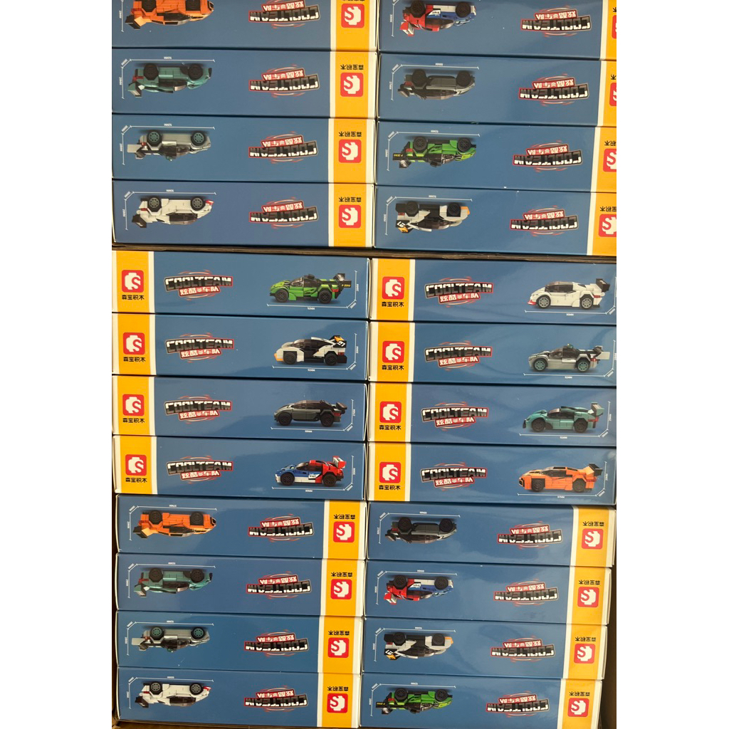(เลือกสินค้า) Sembo Blocks Coolteam Racing Car sport building blocks