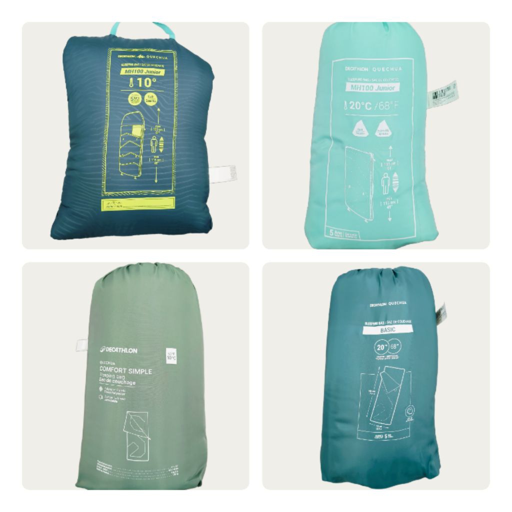 DECATHLON QUECHUA ARPENAZ CAMPING SLEEPING BAG ถุงนอนตั้งแคมป์ ถุงนอน อเนกประสงค์