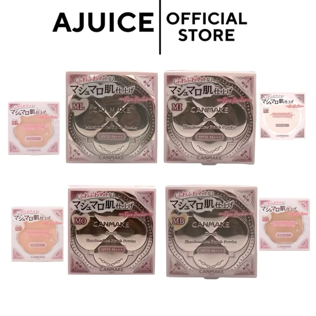 ส่งด้วน‼️พร้อมส่งทุกขนาดที่ไทยหิ้วเอง🇯🇵💚ตลับจริง/รีฟิลCANMAKE Marshmallow Finish Powder แป้งโปร่งแสงสร้างผิวกระจ่างใส