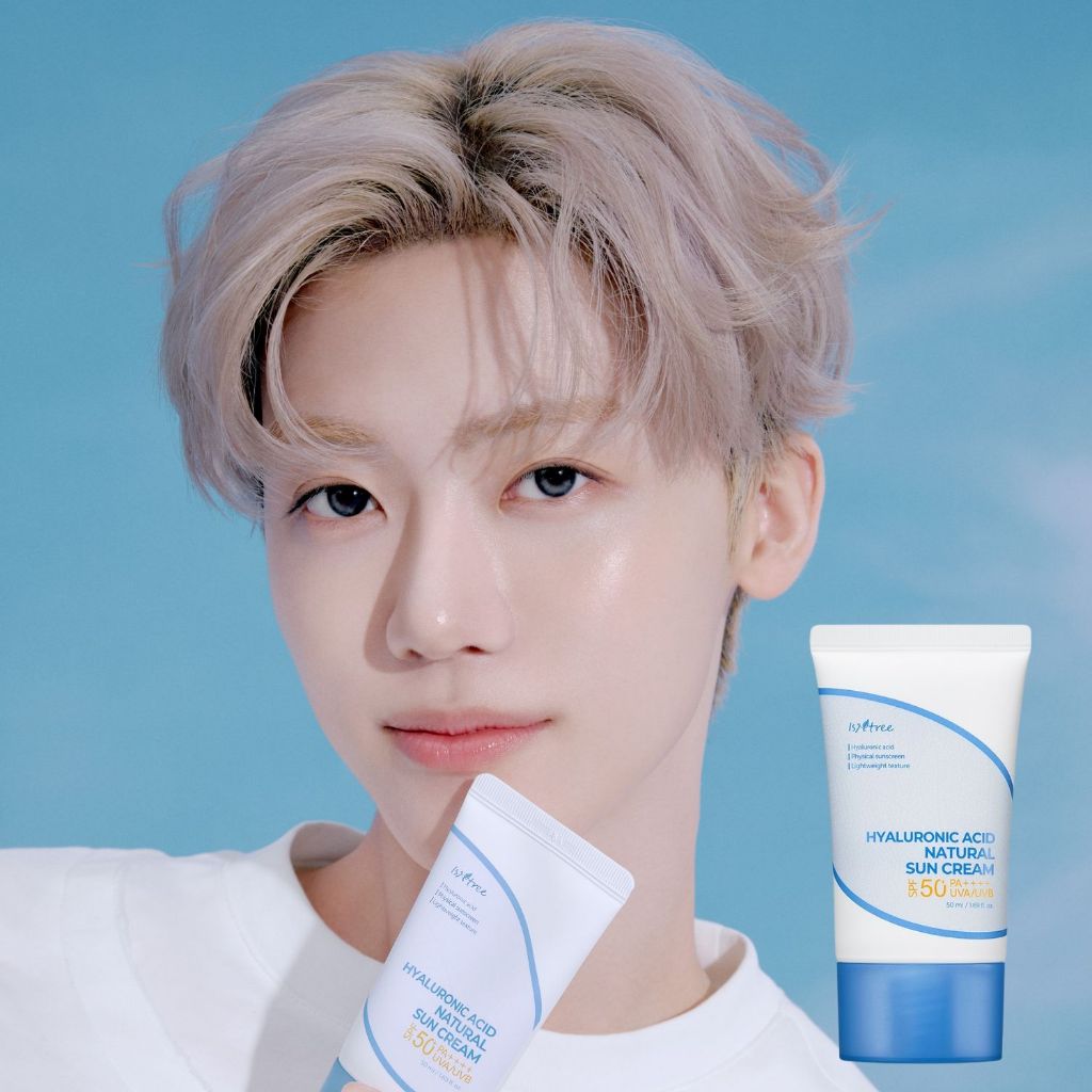 [แพ็คเกจใหม่] ISNTREE - HYALURONIC ACID NATURAL SUN CREAM SPF50+ PA++++