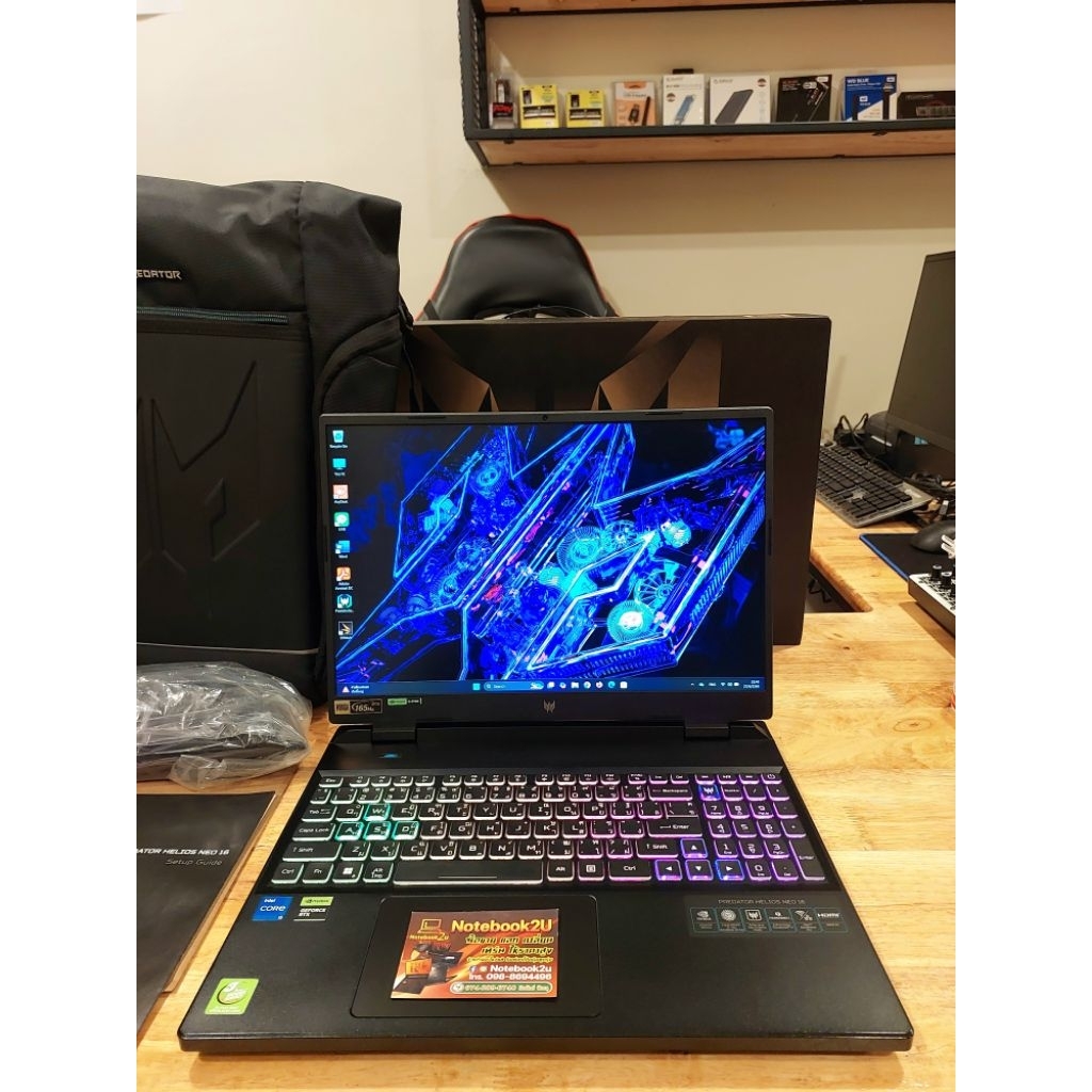 Acer Predator Helios Neo16 PHN16-71-58MD (16"165Hz sRGB100%) i5-13500HX RTX4050(140W) RAM16GB SSD512