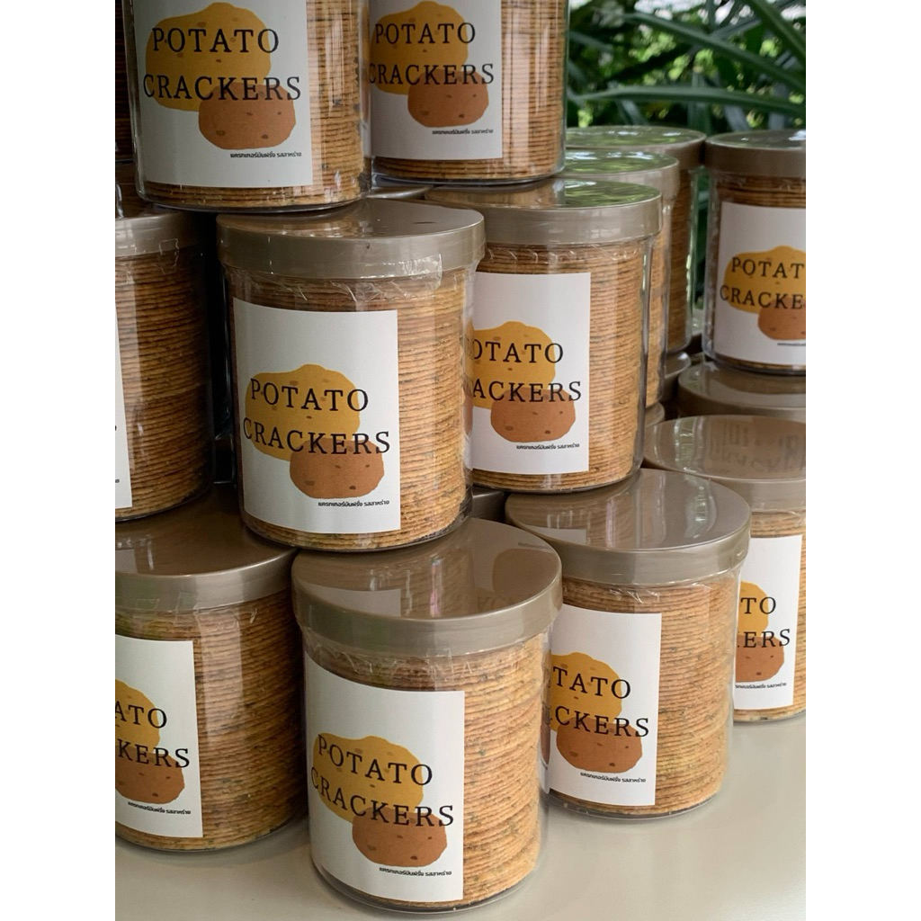 potato crackers แครกเกอร์มันฝรั่งรสสาหร่าย